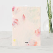 Carte De Vacances Métallisée Art Abstrait Fête des mères Aimez-vous maman (Verso)