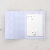 Carte De Vacances Métallisée Bonne fête de maman (Couchage intérieur)