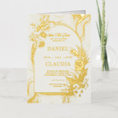 Carte De Vacances Métallisée Cartons d'invitation en feuille métallisée : un éc (Recto)