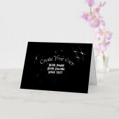 Carte De Vacances Métallisée Créez votre propre (Orchidée)