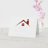 Carte De Vacances Métallisée Élégante Saint Valentin Red Sparkle Realty (Orchidée)