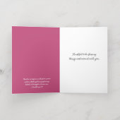 Carte De Vacances Métallisée Félicitations Baptême (Couchage intérieur)