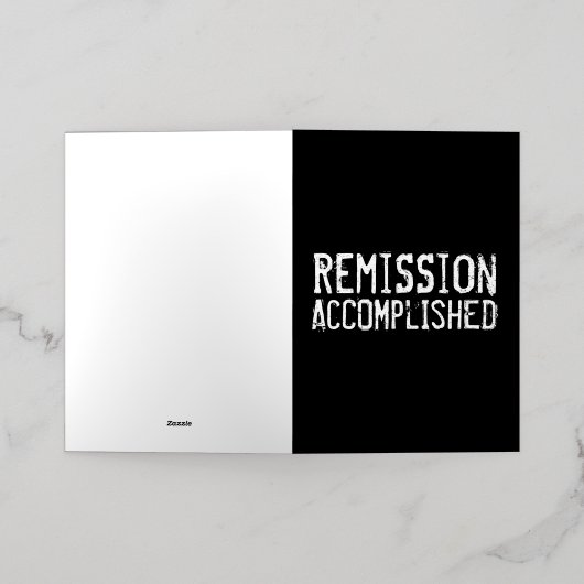 Carte De Vacances Métallisée Fille D'Un Guerrier Sensibilisation Au Cancer Du R (Mise à l'extérieur)