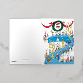 Carte De Vacances Métallisée Grinch classique | Joyeux Joyeux Fête (Mise à l'extérieur)