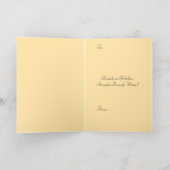 Carte De Vacances Métallisée Guitariste sur mesure (Couchage intérieur)