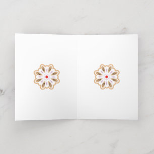 Carte De Vacances Métallisée Impression d'art de fleur de mandala   Décor Boho