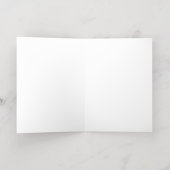 Carte De Vacances Métallisée Je Vous Souhaite Un Joyeux Noël À La Main (Couchage intérieur)