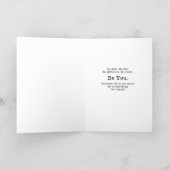 Carte De Vacances Métallisée Jolie citation Positive Abee (Couchage intérieur)