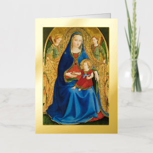 Carte De Vacances Métallisée Madonna de la grenade