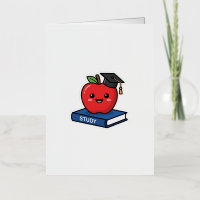 Mignon Kawaii Pomme Rouge Portant une Casquette de