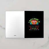 Carte De Vacances Métallisée Nephrologie Infirmière Citation Dialyse Infirmière (Mise à l'extérieur)