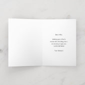 Carte De Vacances Métallisée N'IMPORTE QUELLE Année Joyeux Anniversaire 5 Photo (Couchage intérieur)