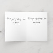 CARTE DE VACANCES MÉTALLISÉE PANDA (Couchage intérieur)