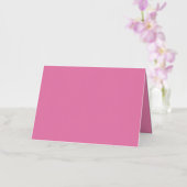 Carte De Vacances Métallisée Rose #EF8484, Cadillac rose (Orchidée)