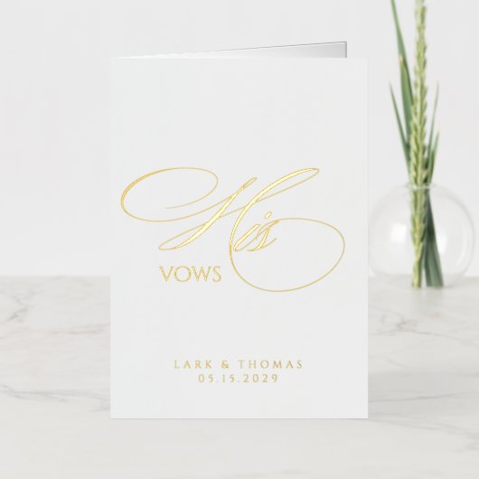 Carte De Vacances Métallisée Ses Voeux (Recto)