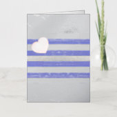 Carte De Vacances Métallisée SlipperyJoe's cuir drapeau orgueil noir bleu royal (Recto)