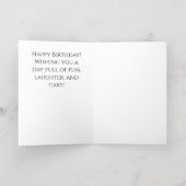 Carte De Vacances Métallisée Sweet Little Mouse Birthday (Couchage intérieur)