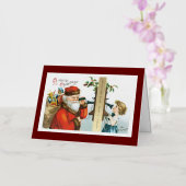 Carte De Vacances Métallisée Ton Souhait - Souhait Je Te - Ellen Clapsaddle (Orchidée)