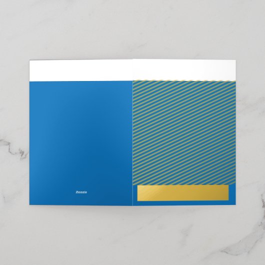 Carte De Vacances Métallisée Un ciel bleu clair sans nuages remplit tout le (Mise à l'extérieur)