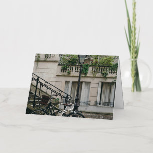 Carte De Vacances Métallisée Vélo de Paris (Paris)