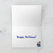 Carte de vacances métalphant pour les paysages hiv (Intérieur)