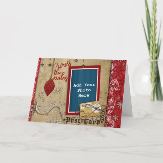 Carte De Vacances Miles De L'Autre Côté (Devant)