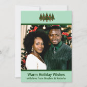 Carte de vacances Mini Forêt de Noël (Devant)