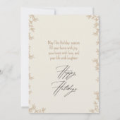 Carte de vacances minimaliste Arch Family (Dos)