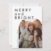 Carte de vacances minimaliste moderne Arch (Devant)