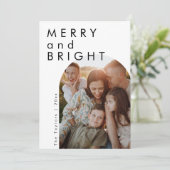 Carte de vacances minimaliste moderne Arch (Debout devant)