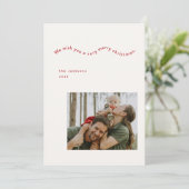 Carte de vacances minimaliste Pop (Debout devant)