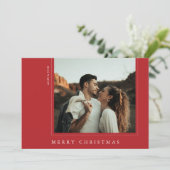 Carte de vacances minimaliste simple moderne (Debout devant)