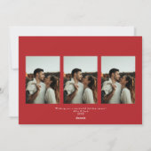 Carte de vacances minimaliste simple moderne (Dos)