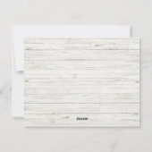 Carte de vacances Mistletoe Flat (Dos)