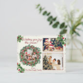 Carte de vacances Mistletoe Flat (Debout devant)