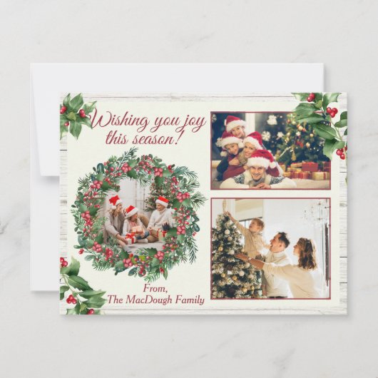 Carte de vacances Mistletoe Flat (Devant)