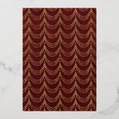 Carte de vacances Modern Joy Photo Foil (Verso)