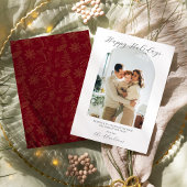 Carte de vacances moderne boho