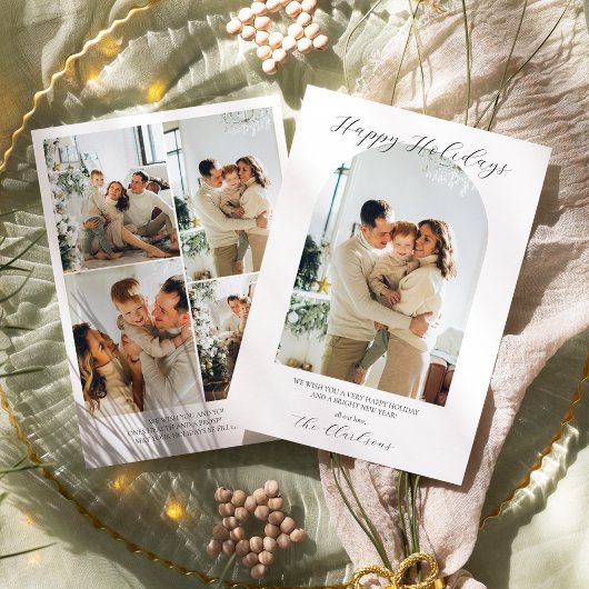 Carte de vacances moderne boho