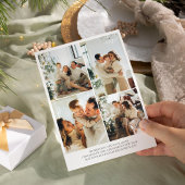 Carte de vacances moderne boho