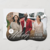 Carte de vacances moderne Cheval Photo Business Ho (Devant)