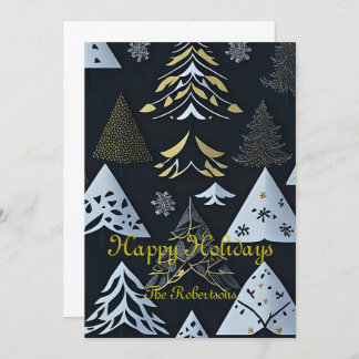 Carte de vacances moderne et élégante