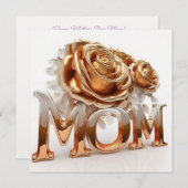 Carte de vacances moderne Fête des Mères (Devant / Derrière)