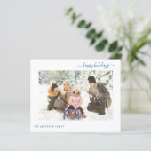 Carte de vacances modernes minimale 2025 Budget Ph (Debout devant)