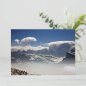 Carte de vacances Mont Blanc France (Debout devant)