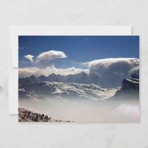Carte de vacances Mont Blanc France