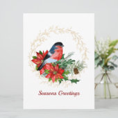 Carte de vacances Nature Wreath Appartement (Debout devant)