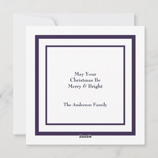 Carte de vacances Neon Père Noël Reindeer (Dos)