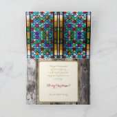 Carte de vacances Noël à feuillage persistant Gran (Intérieur)