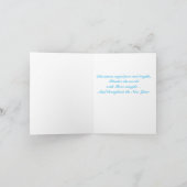 Carte de vacances Noël Angel & Cerf Vintage (Intérieur)